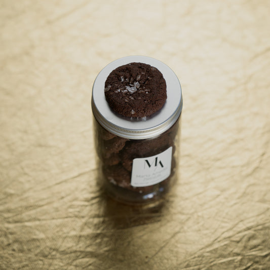 Biscotti al cioccolato e sale Maldon