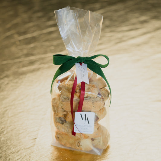 Turchetti con Pistacchi interi e Cioccolato fondente